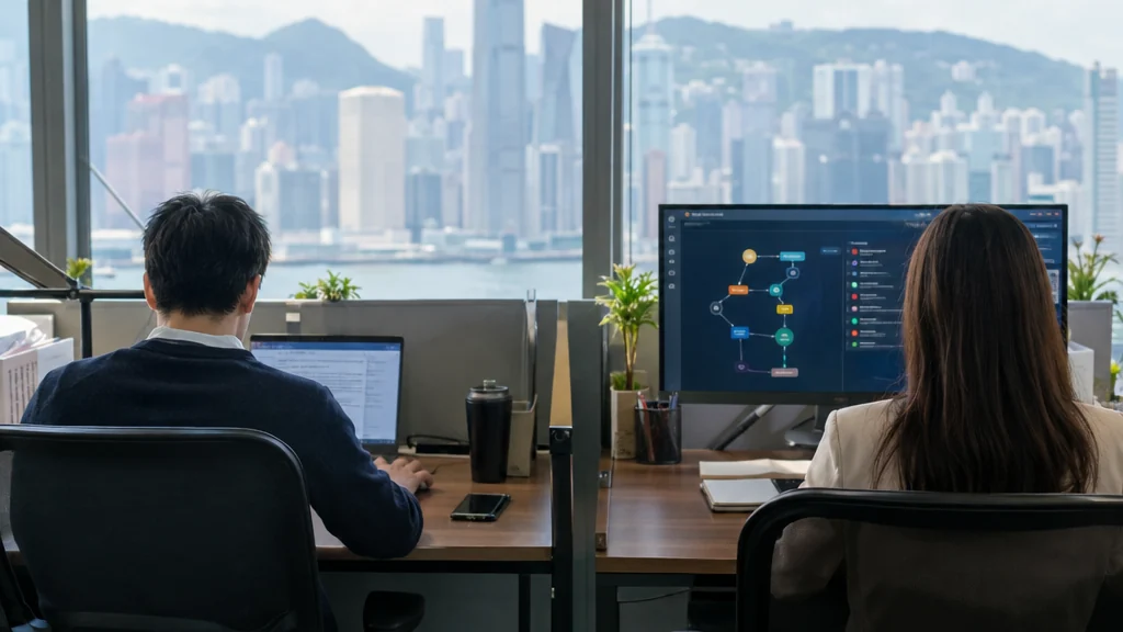 比較圖：Copilot 類工具與 AI Agent 在觸發方式與覆蓋範圍上的分別