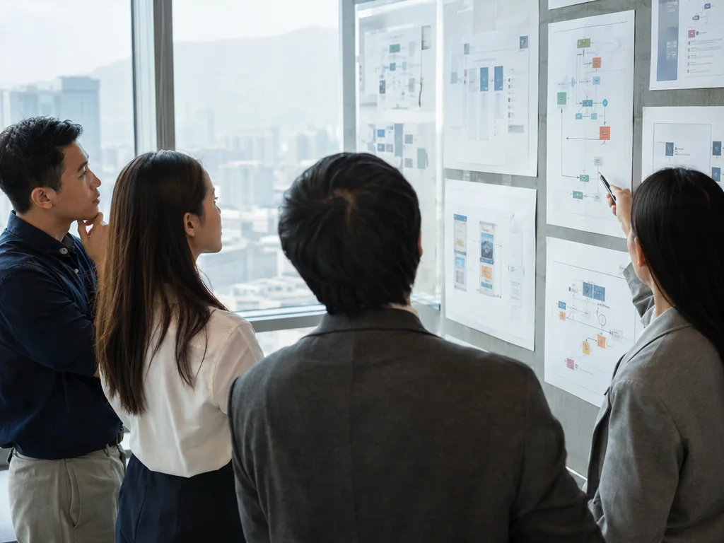 圖示：ERP 導入失敗的六個常見原因，由流程梳理不足、變更管理缺失到資源錯配
